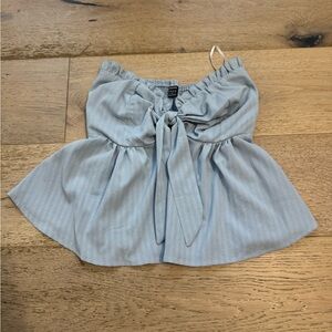 SHEIN Light Blue Women's Blouse